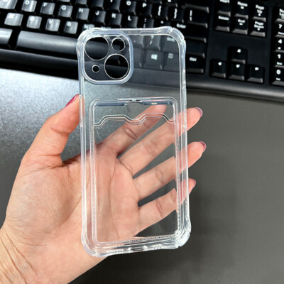 Case For iPhone16 15 14 Pro Max Plus 13 12 11 XS Shockproof Cover Insert Card