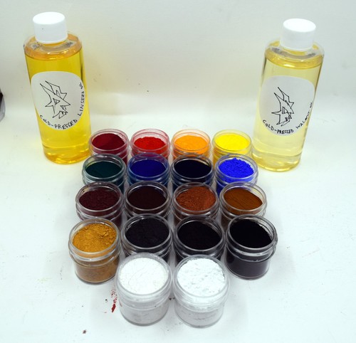 Superior Pigments - Dry Pigment set! - 18 Single Pigments - (1/2 oz. Jars) - Picture 7 of 7