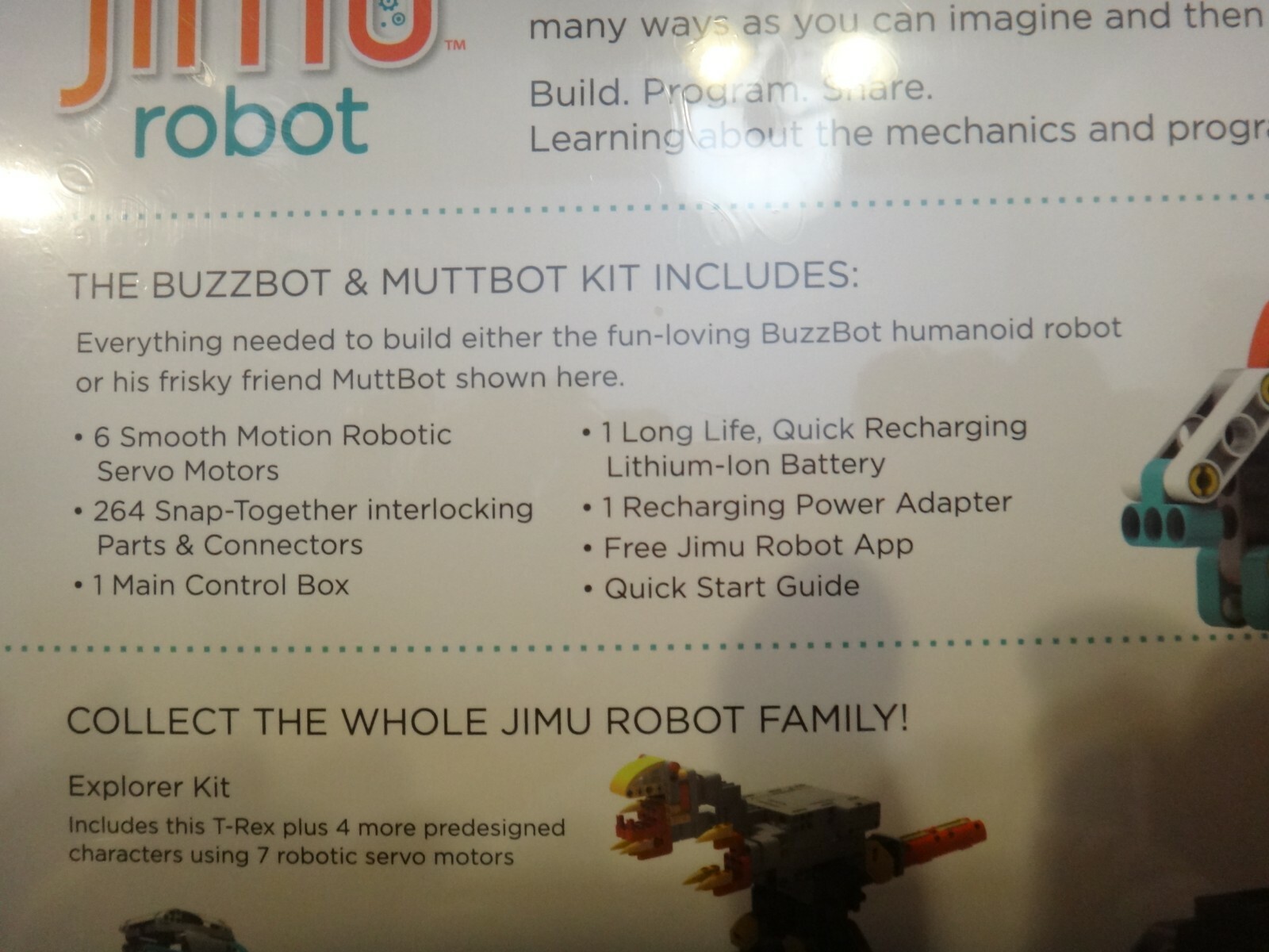 jimu buzzbot and muttbot