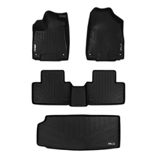 Smartliner Black 1st & 2nd Row Floor Liners & Cargo Liner for Volvo XC90