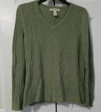 A. Giannetti Womens Light Green Pullover Sweater Wool Angora Blend Sz Medium