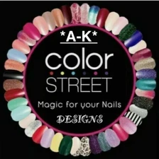 Color Street Nail Strips [A-K] ~DESIGNS/PATTERNS/NAIL ART~ Buy MORE, SAVE MORE!!