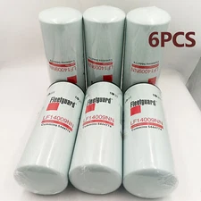 6x LF14009NN LF9009 Fuel Oil Filter Fit for Fleetguard L9 B6.7 C8.3 Cummins