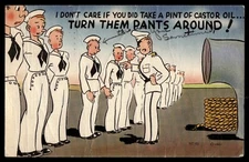 1940s MWM WW2 Postcard #132 I Don't Care If You Did Take A Pint Of (postmark)