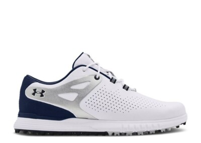 Under Armour Damen Charged Breathe Golfschuhe ohne Spikes, weiß/blau, NEU