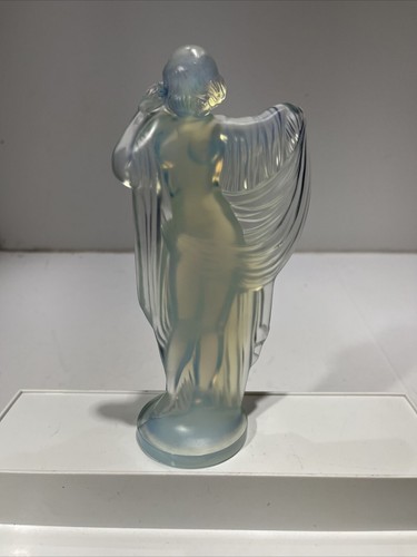 Sabino Art Glass "TANAGRA" Statuette Figurine Opalescent Signed SABINO PARIS. - Picture 6 of 10