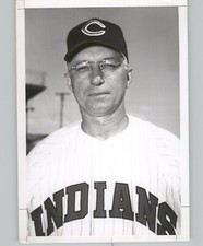 CLEVELAND Indians BASEBALL Manager MEL HARDER Vintage 1961 Press Photo