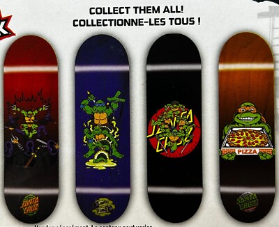 Tech Deck Santa Cruz TMNT Teenage Mutant Ninja Turtles Raphael NEW