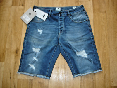 Orig. MACCHIA J HERREN JEANS SHORT BERMUDA NEU BLAU DENIM RED LABEL Gr. 36 XL