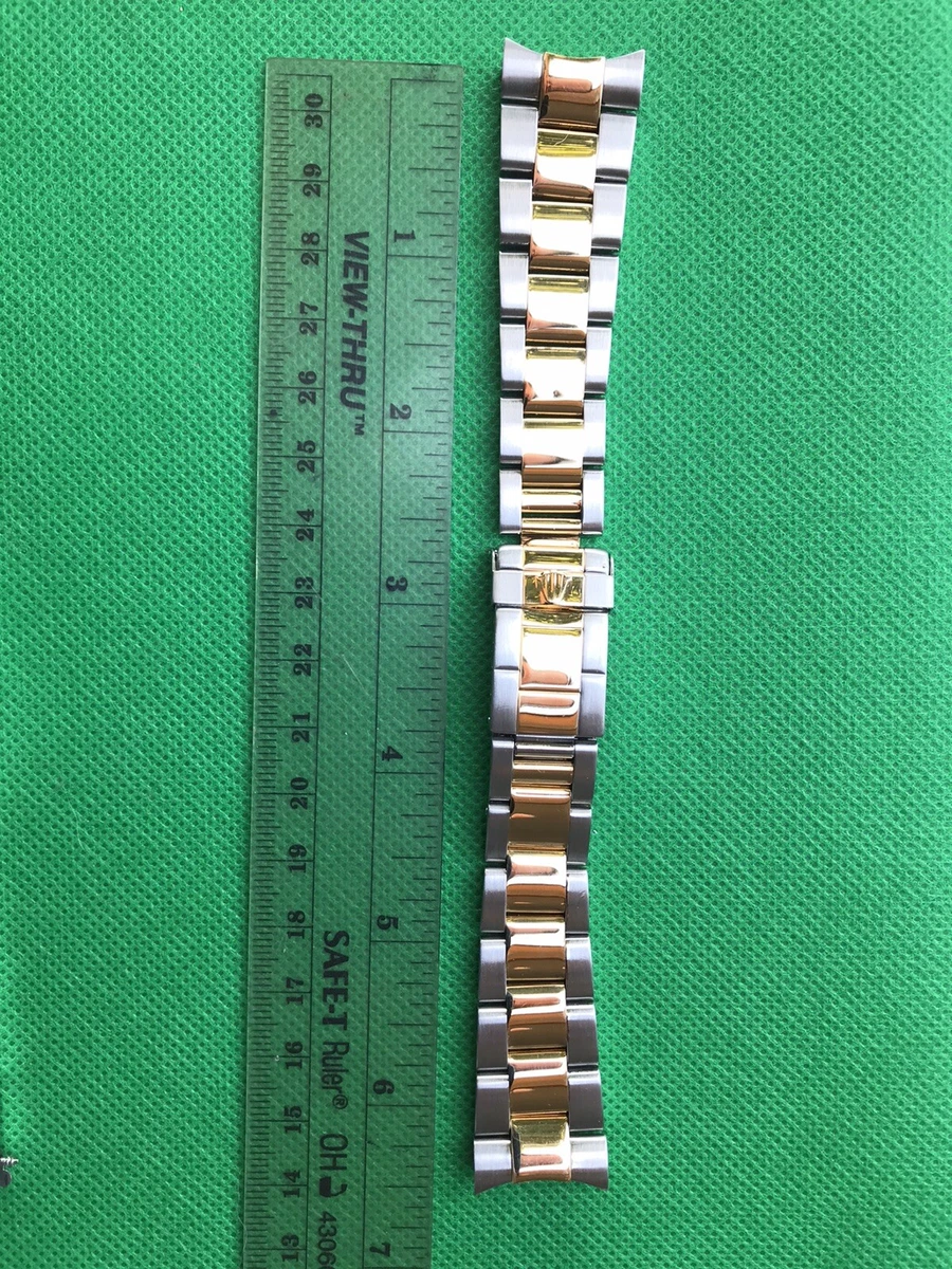 Rolex Sub. Or GMT. genuine bracelet SS. 18 K Gold Solid end