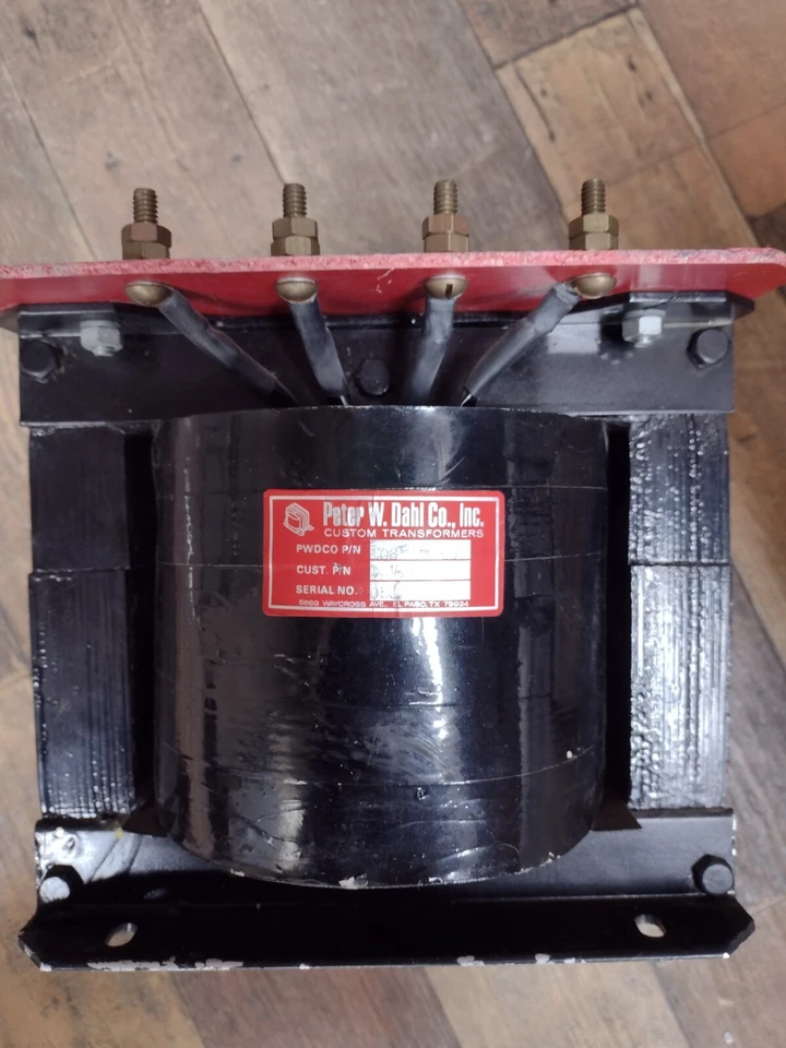Transformador Peter W. Dahl, Co., primario 120/240 VCA - Foto 4 de 4