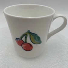 Apple & Cherry Corning Cup Corelle Fruit Basket Coffee Tea Cup 8oz USA 26