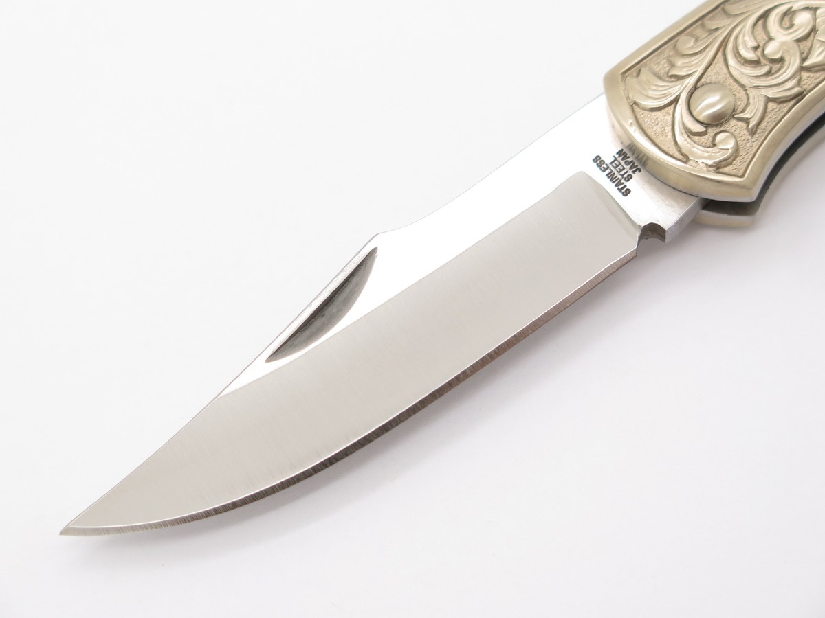 Vtg Explorer G Sakai Seki Japan Wolf Scrimshaw 3.1 Folding Vtg Explorer G Sakai Seki Japan Wolf Scrimshaw 3.1 Folding