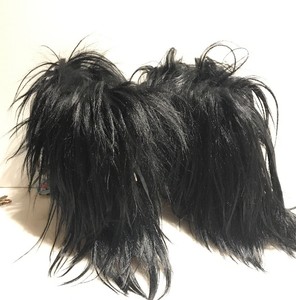 maison margiela fur boots