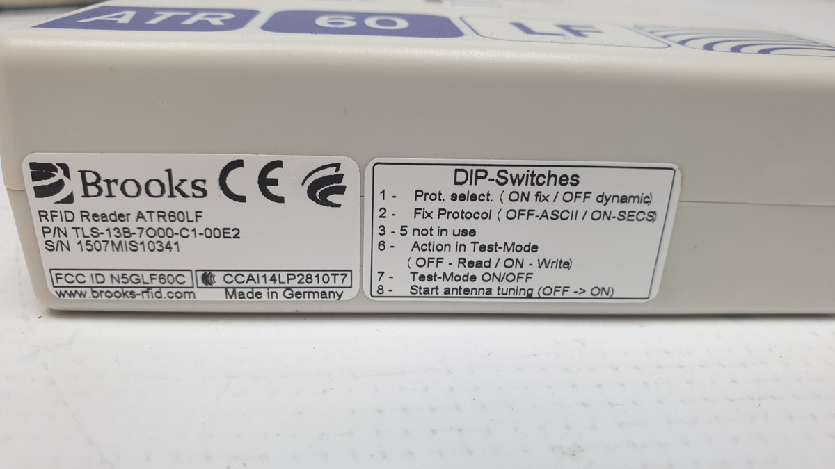 Brooks Automation RFID Reader ATR60LF, P/N TLS-13B-7000-C1-00E2