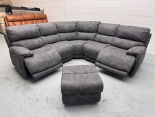 Furniture Village Link Leather Power Recliner Corner Sofa - Delivery Available