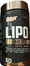 Nutrex Supplement Lipo-6 Hers UC The Ultimate  Fat Destroyer 60ct NEW SHAPE!