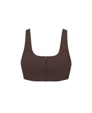 Victoria's Secret Featherweight Max Front Close Sport Bra Chocolate Pick Size