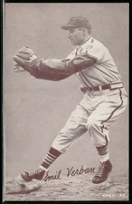 1947-66 Exhibits (W461) #NNO Emil Verban VG