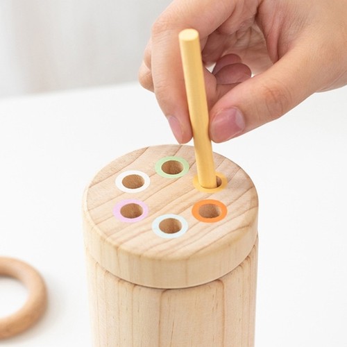 Wooden Pickup Sticks Educational Wooden Pick Up Sticks Game Training - Picture 4 of 8
