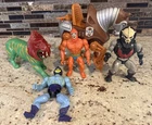 Vintage He-Man 1980s Masters of The Universe Action Figures and Battle Cat Lot
