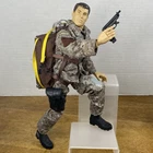 1996 Hasbro GI Joe 12” Action Soldier Paratrooper Figure w Parachute Gear