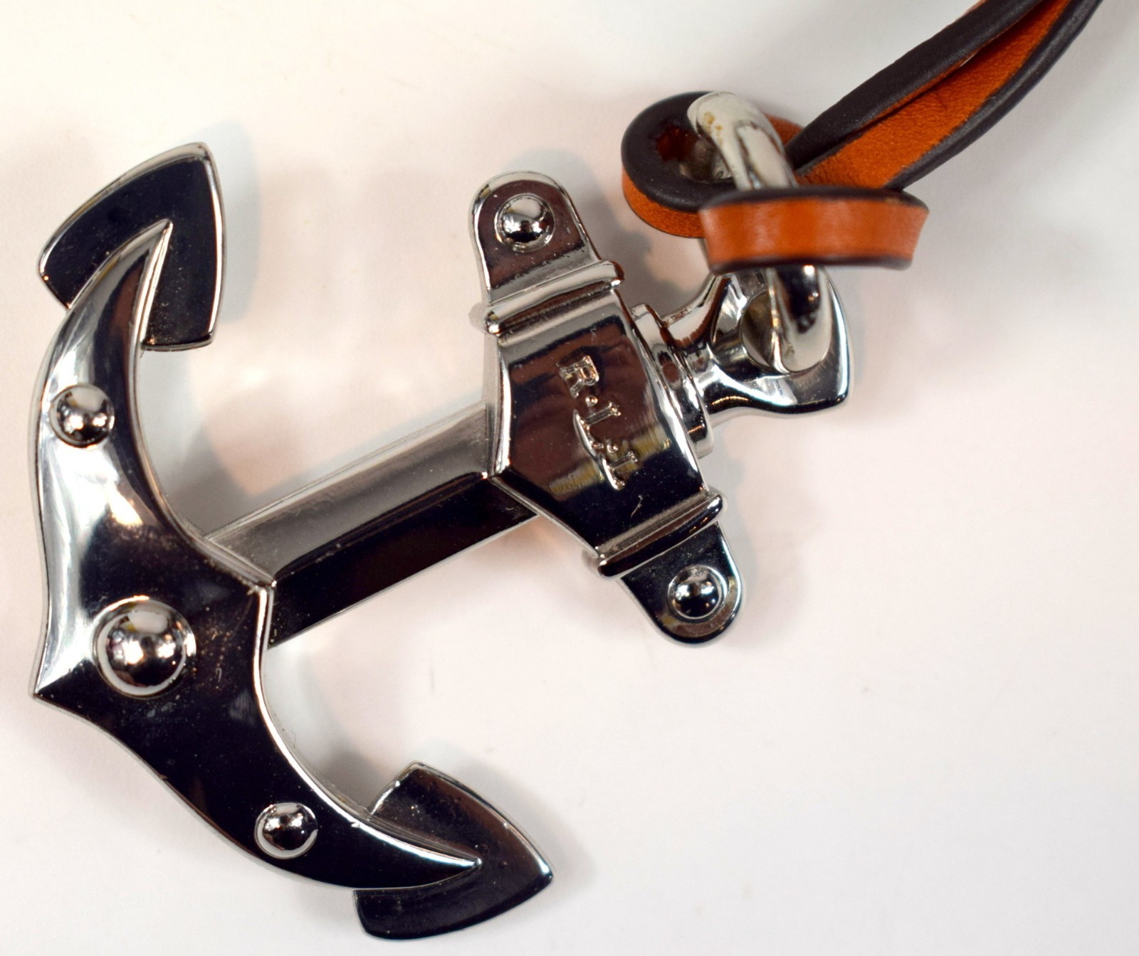 RALPH LAUREN  * Solid D-Rings / Leather/ Solid An… - image 4