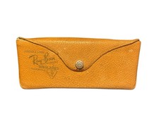 Vintage Ray-Ban Bausch Lomb Leather Sunglasses Brown CASE ONLY