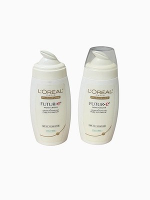 NEW Discontinued Loreal Futur.e Lotion SPF15 Face Moisturizer Set 4oz Oil Free