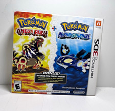 Pokémon Omega Ruby + Alpha Sapphire (Nintendo 3DS, 2014) NTSC-U/C E Bonus