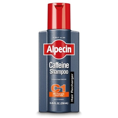 Alpecin C1 Caffeine Shampoo, 8.45 fl oz, Cleanses the Fl Oz (Pack of 1) 
