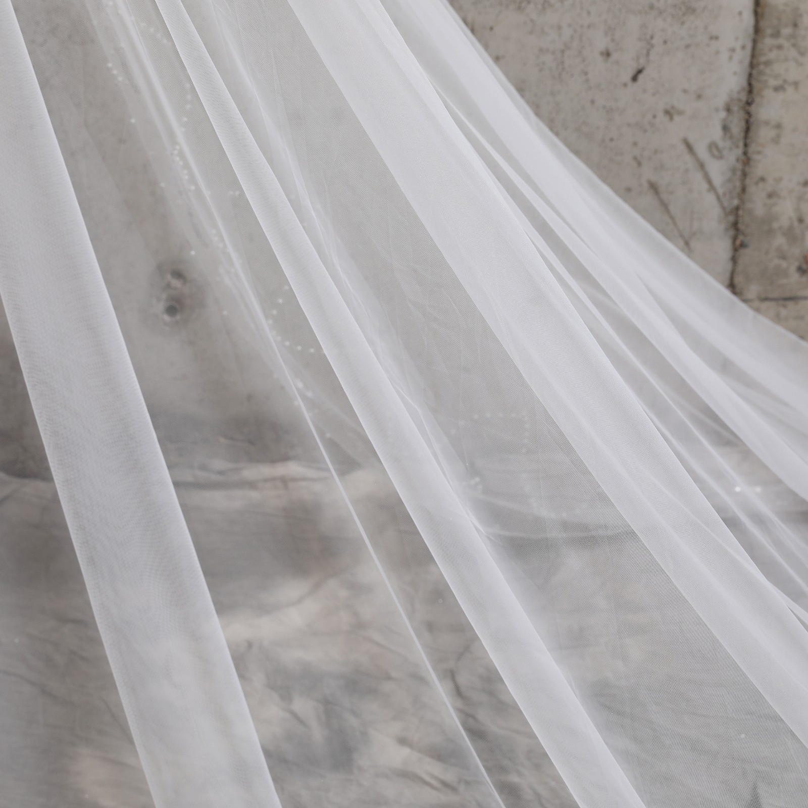 Handmade Beads and Sequins Wedding Veil Shining Bridal Veil thumbnail 6