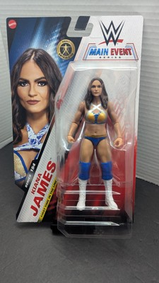 WWE Kiana James Series 154 Main Event Wrestling Figure First Time in Line Rookie