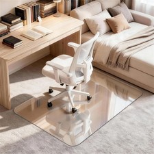 Tempered Glass Chair Mat with Maximum 1200 lbs Weight Capacity for Office Use