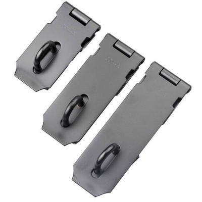 1 Set Door Hasp Latch Anti-theft Door Lock Buckle Stainless Steel Lock Buckle
