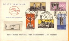 1959 BU ITALY PRE OLYMPIC HORSE - ROME OLYMPICS - 1 ENVELOPE.
