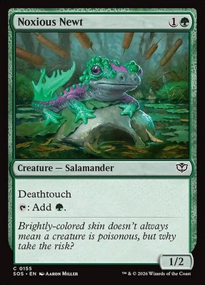 NOXIOUS NEWT x4 mtg NM-M Secrets of Strixhaven 4 Common