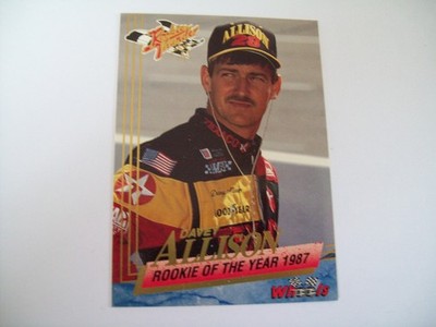 Davey Allison WHEELS ROOKIE THUNDER PROMO P5 NASCAR Texaco Havoline card HOF