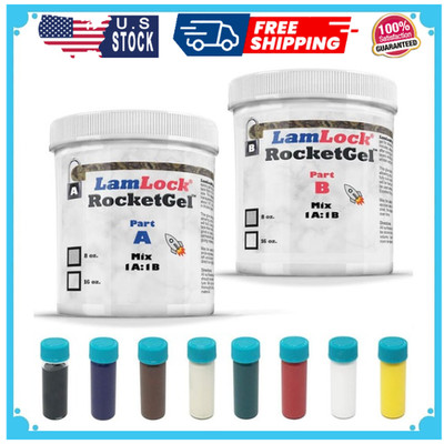 Rocketgel - 25 Minute Stone Epoxy for Granite, Quartz, Marble, Tile - Easily Fix