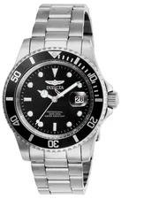 Invicta Men's 26970 Pro Diver Quartz 3 Hand Black Dial Watch