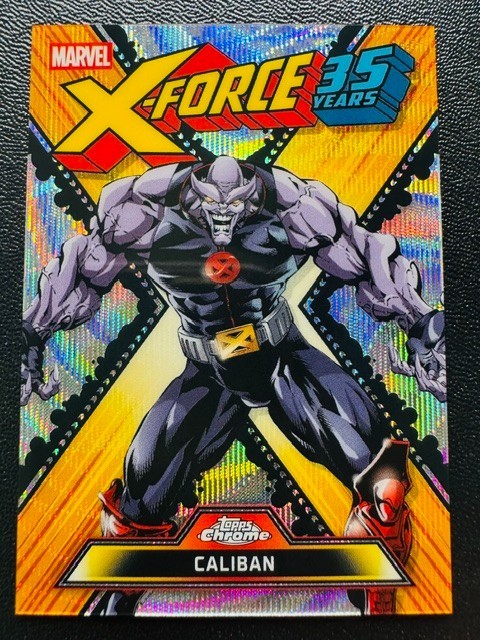 2026 Topps Chrome Marvel Comics #XF-02 Caliban X-Force Refractor