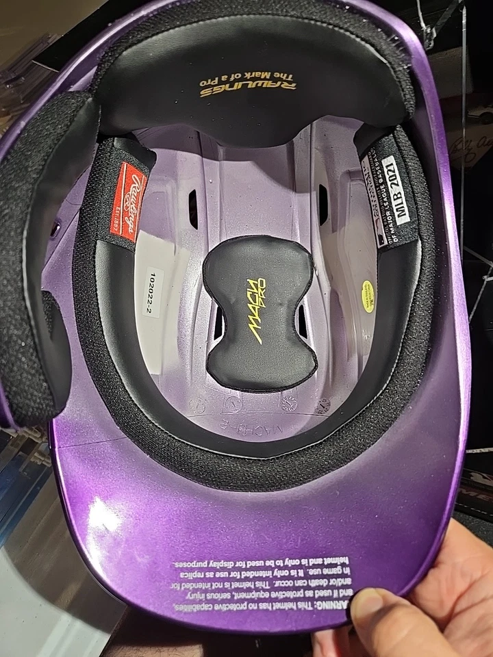 🔥Casco de bateo firmado por Todd Helton cromado Rockies alternativo🔥Fanatics certificado de autenticidad Foto 4 de 4