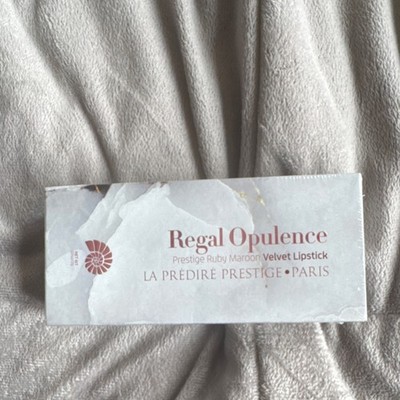 La Prédiré Prestige Paris Regal Opulence Ruby Maroon Velvet Matte Lipstick