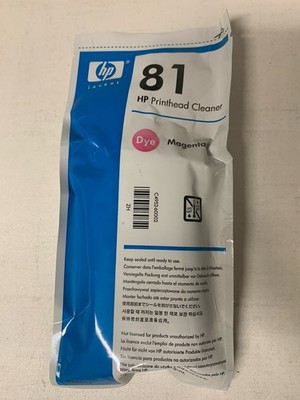 Original HP81 C4952 - 60002 Printhead Cleaner Magenta DesignJet 5000 5500