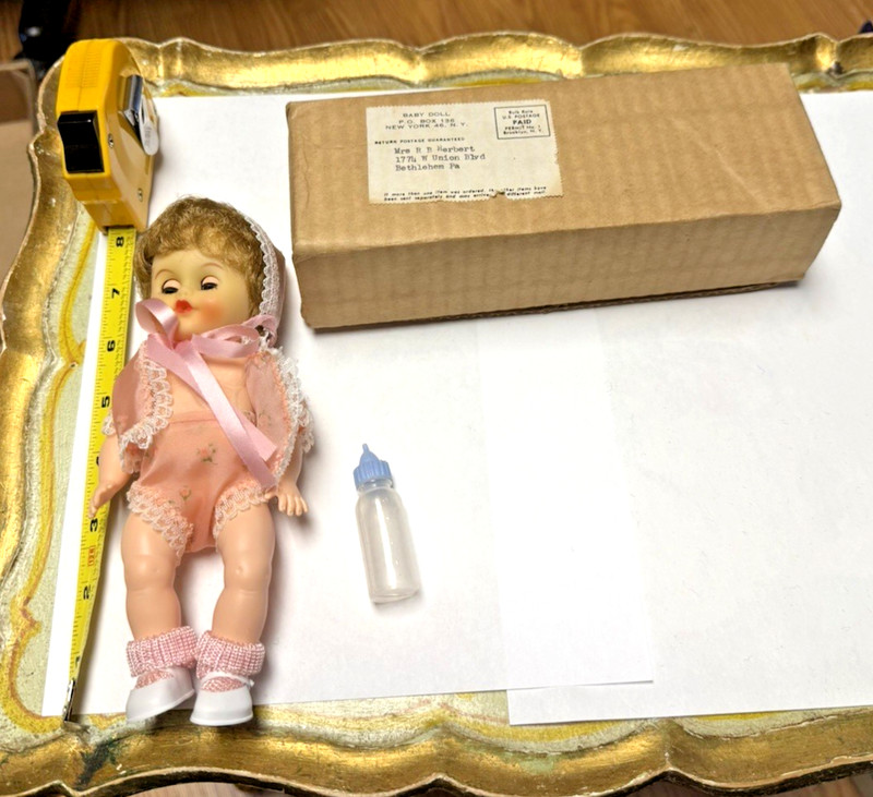 Old Vintage Toy Baby Chris Premium Kellogg's Cereal Doll w box !  Mint !