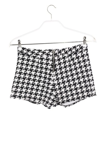 Stradivarius Skort Muster US 2 = D 32 schwarz-weiß - Imagen 2 de 4