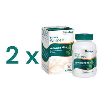 Himalaya Stress Wellness Ashwagandha - 2 x 60 Tabletten - 120 Tabletten