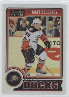2014-15 O-Pee-Chee Platinum White Ice 62/199 Matt Beleskey #33 4kz