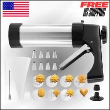 Churro Maker Machine Churrera & Piping Bag Churros Filler, Stainless Steel Kit