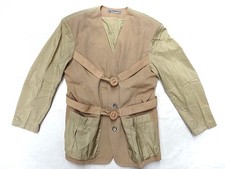 Vintage Issey Miyake Deformation Adjust Design Tailored Collarless Jacket Size 9
